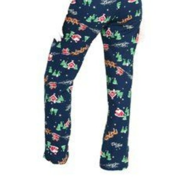 Flannel Reindeer & Sleigh Rides Pajama Pants - Picture 3 of 7